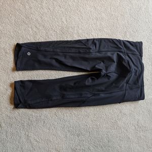 Lululemon Sun Runner Crop Black Size 4